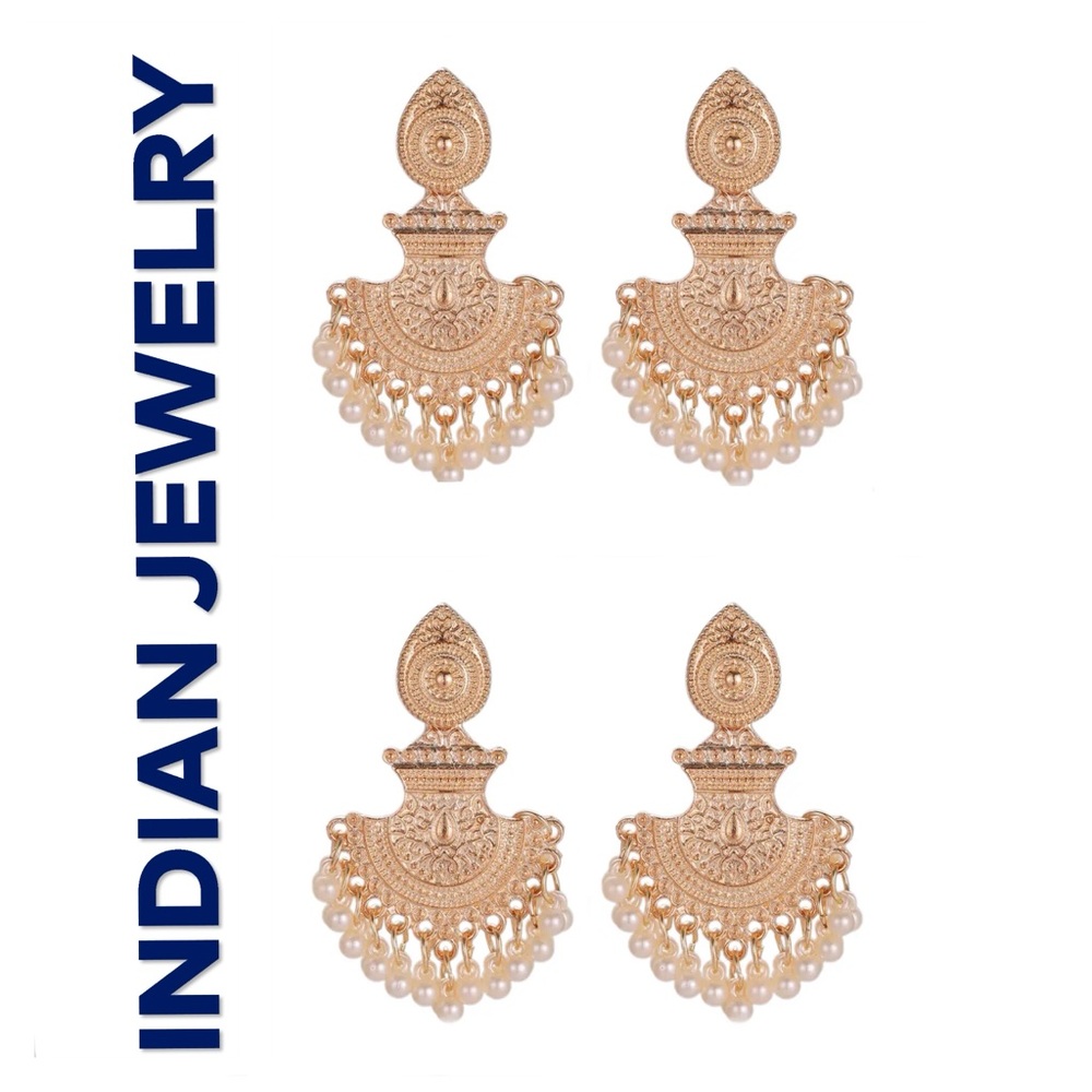 🐘 Indian Tassel Statement Earrings